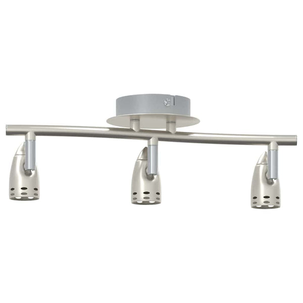 Nickel Deckenstrahler mit Spots