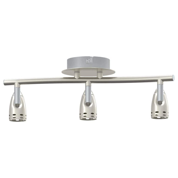 Nickel Deckenstrahler mit Spots