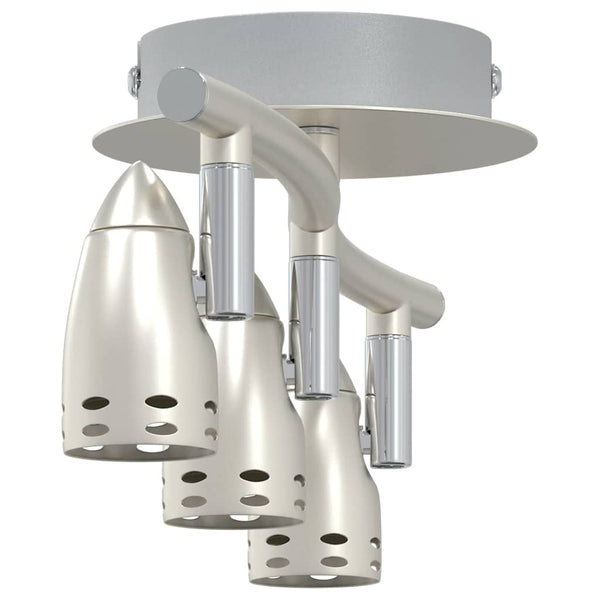 Nickel Deckenstrahler mit Spots