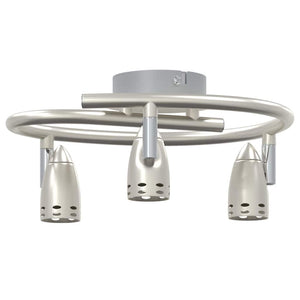 Nickel Deckenstrahler mit Spots