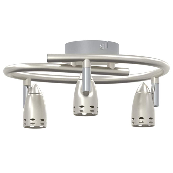 Nickel Deckenstrahler mit Spots