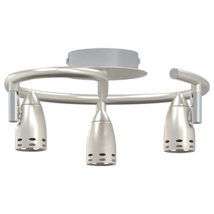 Nickel Deckenstrahler mit Spots