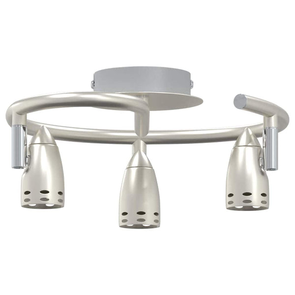Nickel Deckenstrahler mit Spots