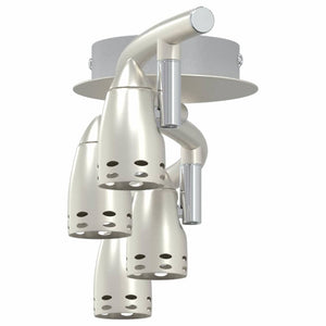 Nickel Deckenstrahler mit Spots