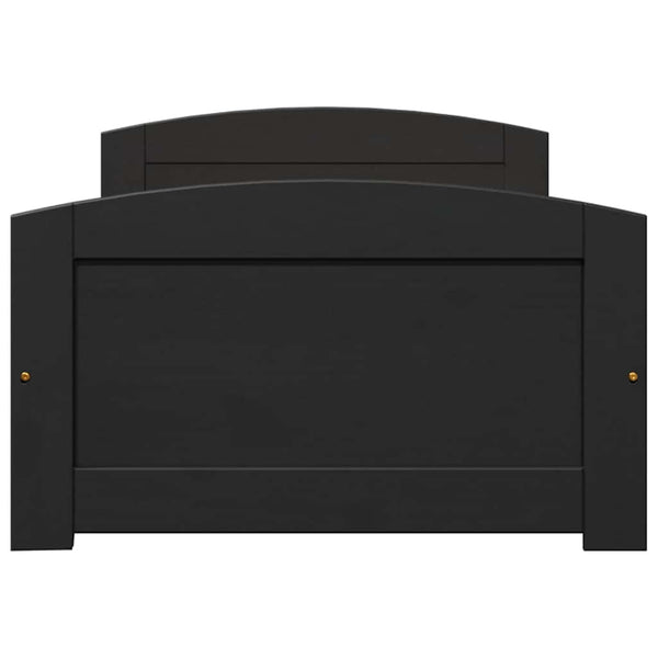 Tagesbett mit Schubladen 90x200cm Schwarz