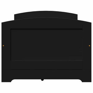 Tagesbett mit Schubladen 90x200cm Schwarz