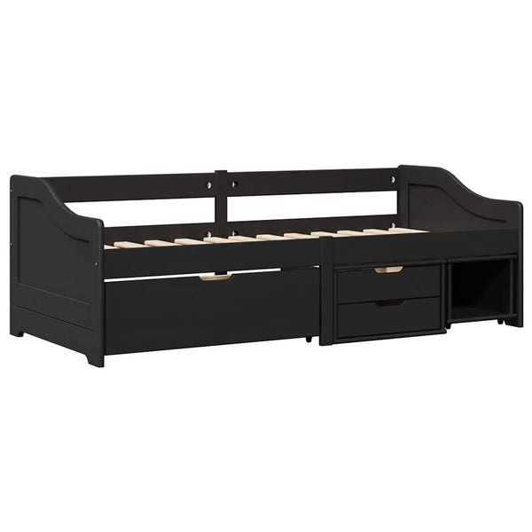 Tagesbett IRUN Schwarz 90x200cm