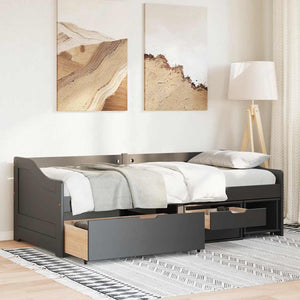 Tagesbett IRUN Schwarz 90x200cm