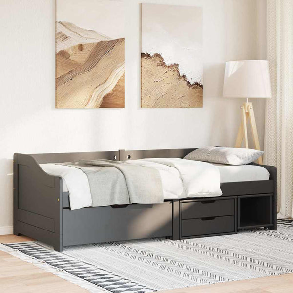 Tagesbett IRUN Schwarz 90x200cm