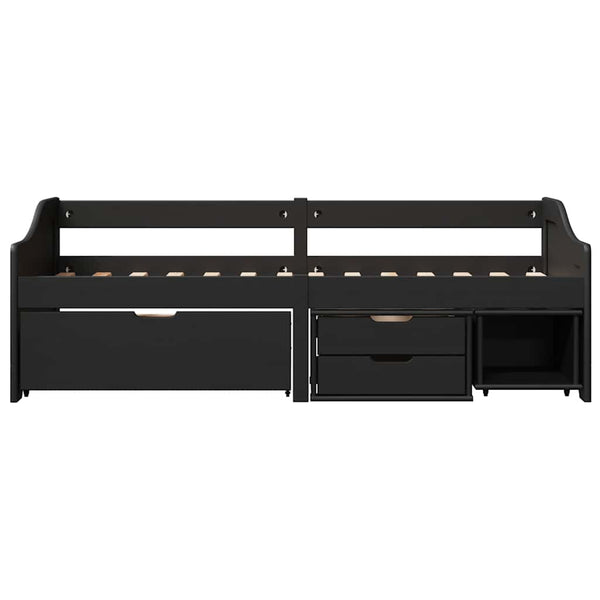 Tagesbett IRUN Schwarz 90x200cm