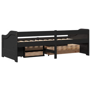 Tagesbett IRUN Schwarz 90x200cm