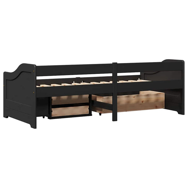 Tagesbett IRUN Schwarz 90x200cm