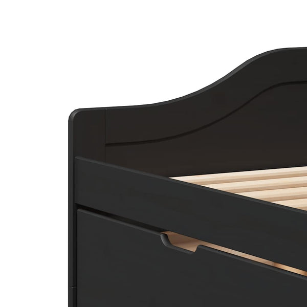 Tagesbett IRUN Schwarz 90x200cm