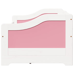 Tagesbett 90x200cm mit Schubladen Weiß Rosa
