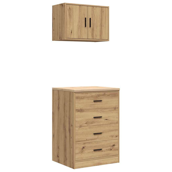 Garagenschränke 2er Set Artisan Eiche
