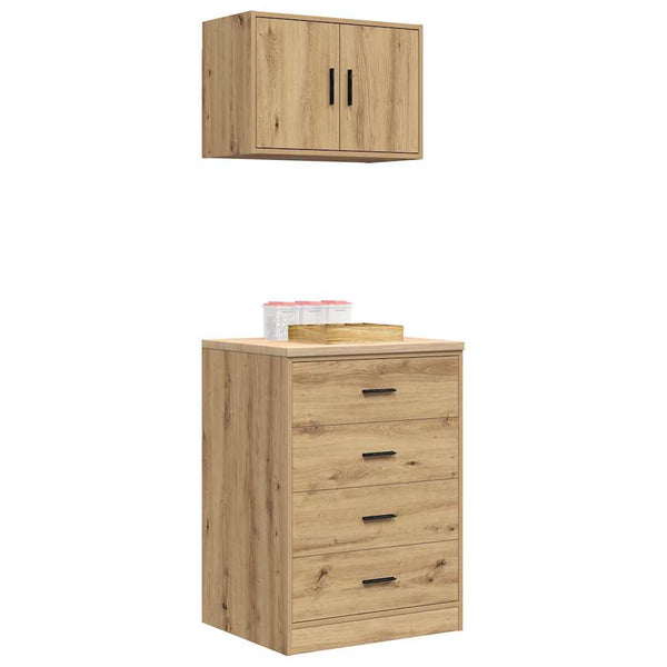 Garagenschränke 2er Set Artisan Eiche
