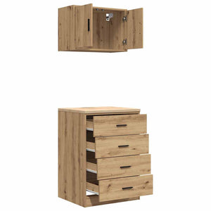 Garagenschränke 2er Set Artisan Eiche