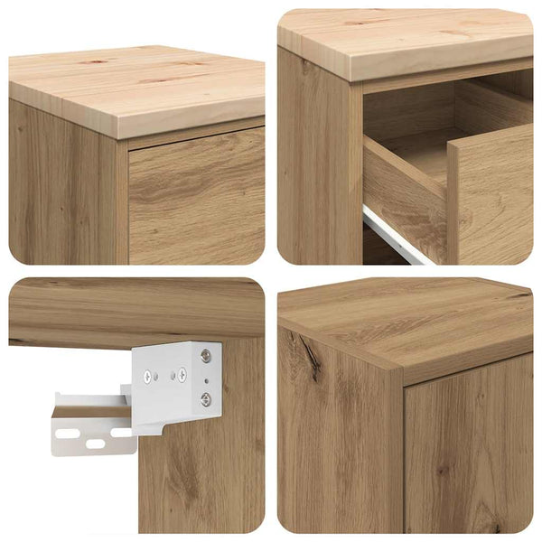 Garagenschränke 2er Set Artisan Eiche