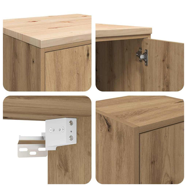 Garagenschränke 6 Stk. Artisan Eiche