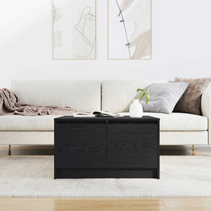 Couchtisch Schwarz Eichenoptik mit Schubladen