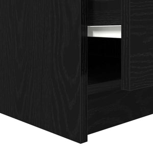 Couchtisch Schwarz Eichenoptik mit Schubladen