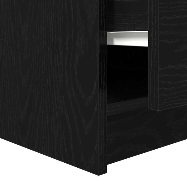 Couchtisch Schwarz Eichenoptik mit Schubladen