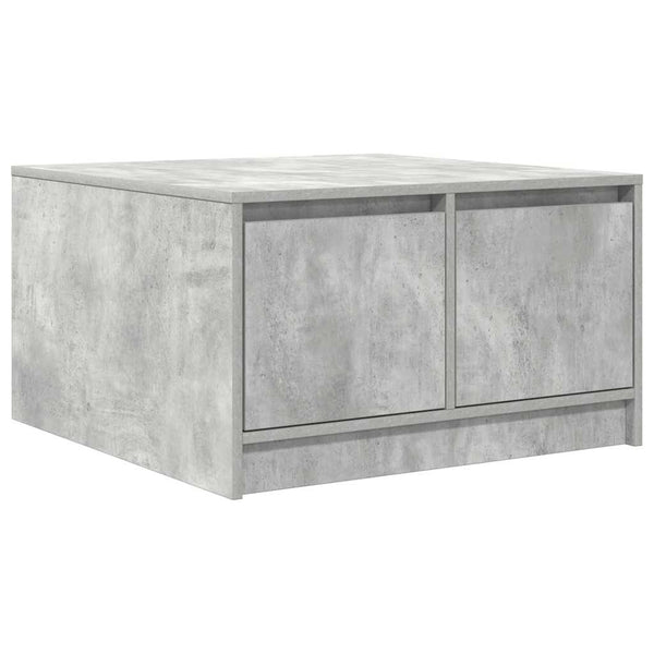 Couchtisch Betongrau mit Schubladen 70,5x70 cm