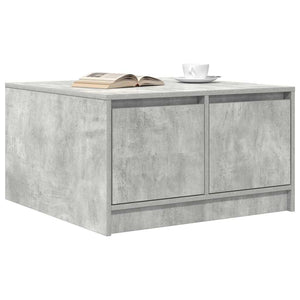 Couchtisch Betongrau mit Schubladen 70,5x70 cm