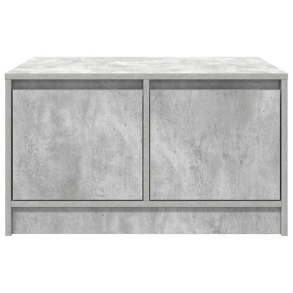 Couchtisch Betongrau mit Schubladen 70,5x70 cm