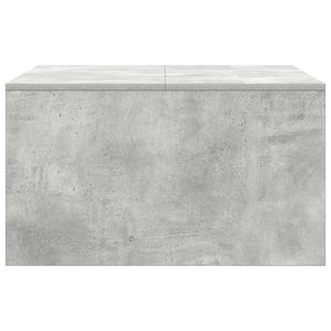 Couchtisch Betongrau mit Schubladen 70,5x70 cm