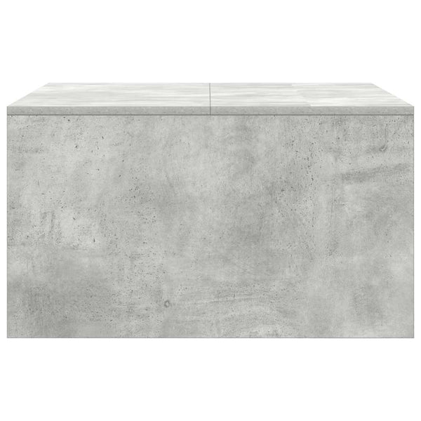 Couchtisch Betongrau mit Schubladen 70,5x70 cm