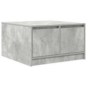 Couchtisch Betongrau mit Schubladen 70,5x70 cm