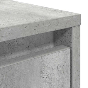 Couchtisch Betongrau mit Schubladen 70,5x70 cm