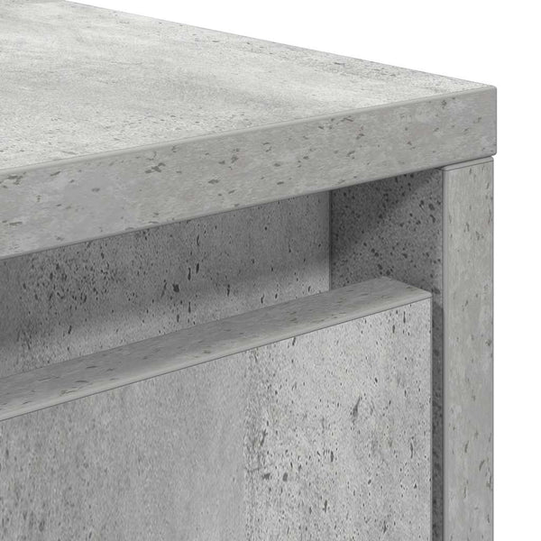 Couchtisch Betongrau mit Schubladen 70,5x70 cm