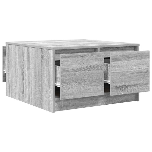 Couchtisch Grau Sonoma mit Schubladen
