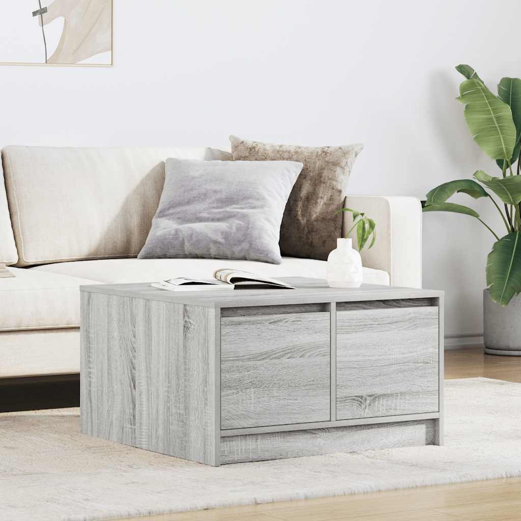 Couchtisch Grau Sonoma mit Schubladen