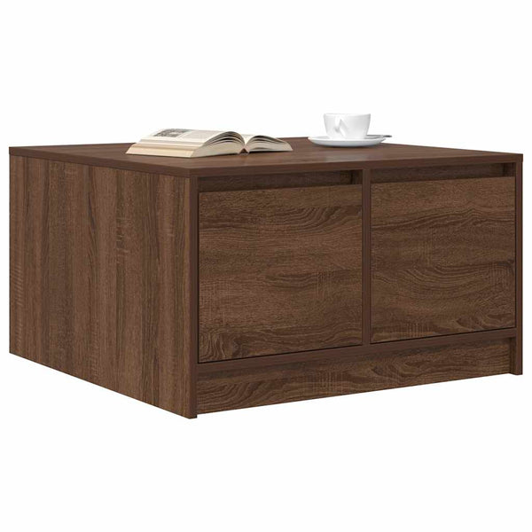 Couchtisch Braun Eichen-Optik mit Schubladen