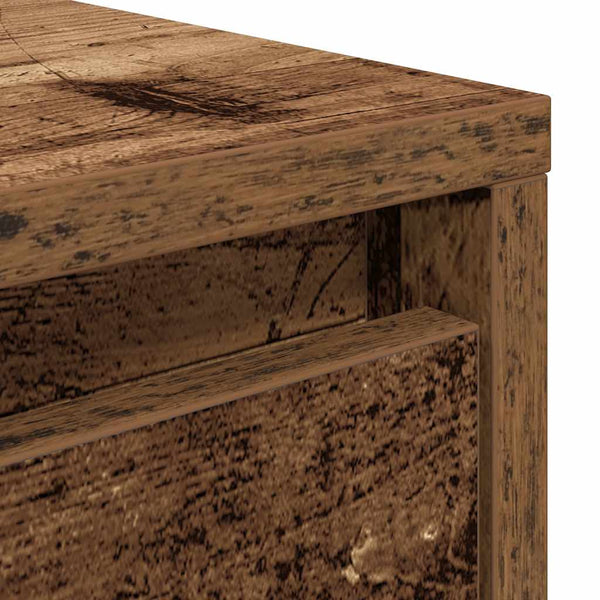 Couchtisch mit Schubladen, Altholz-Optik