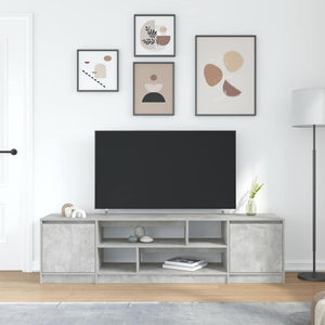 TV-Schrank Betongrau 188,5 cm