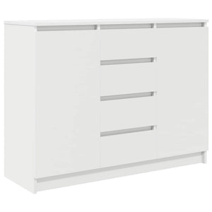 Sideboard Weiß mit Schubladen 100,5 cm