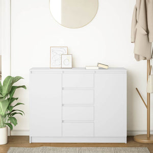 Sideboard Weiß mit Schubladen 100,5 cm