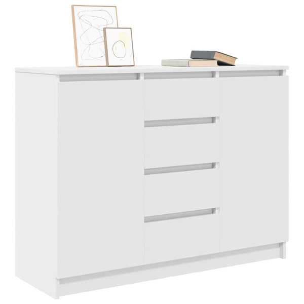 Sideboard Weiß mit Schubladen 100,5 cm