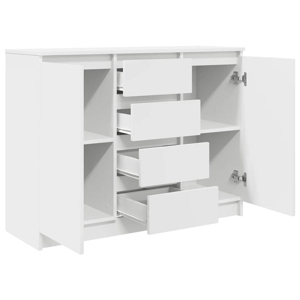 Sideboard Weiß mit Schubladen 100,5 cm