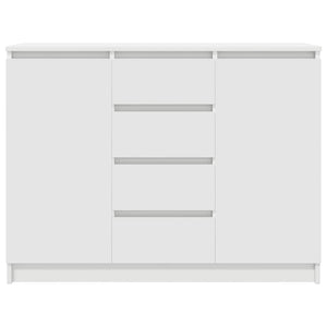 Sideboard Weiß mit Schubladen 100,5 cm