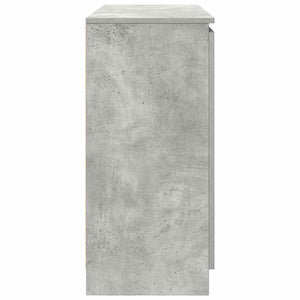 Sideboard Betongrau mit Schubladen 100,5 cm