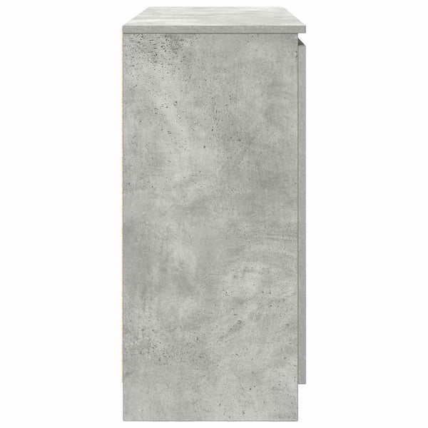 Sideboard Betongrau mit Schubladen 100,5 cm