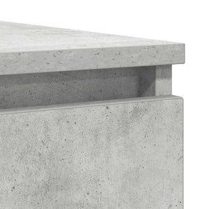 Sideboard Betongrau mit Schubladen 100,5 cm