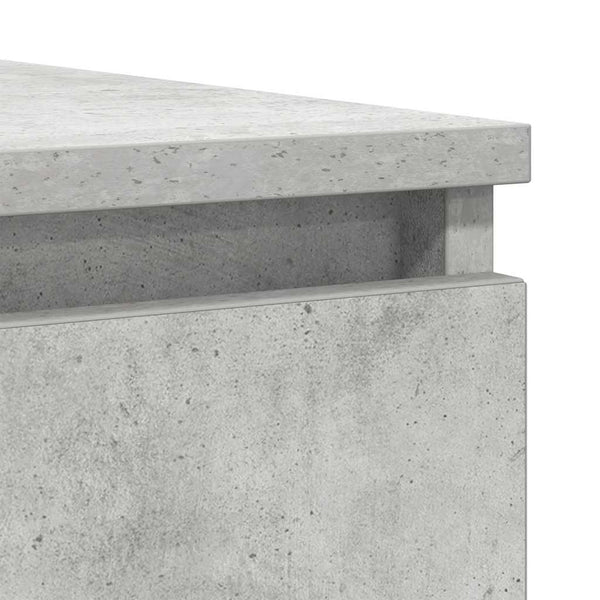 Sideboard Betongrau mit Schubladen 100,5 cm