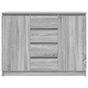 Graues Sideboard Sonoma mit Schubladen, 100,5 cm