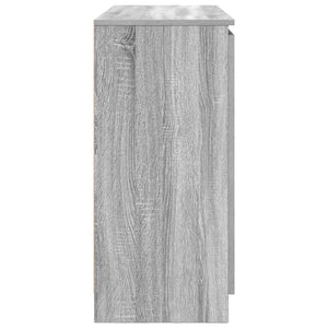 Graues Sideboard Sonoma mit Schubladen, 100,5 cm